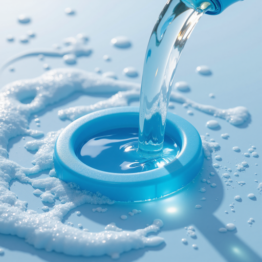 鲁姬花食用油公司标识，蓝色圆形logo配以品牌名称，体现专业和信任感